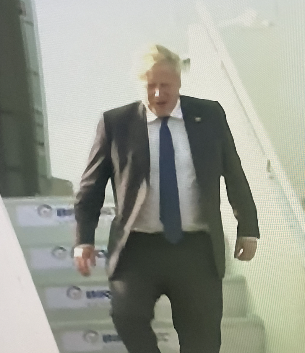 Boris Johnson in Ahmedabad, India