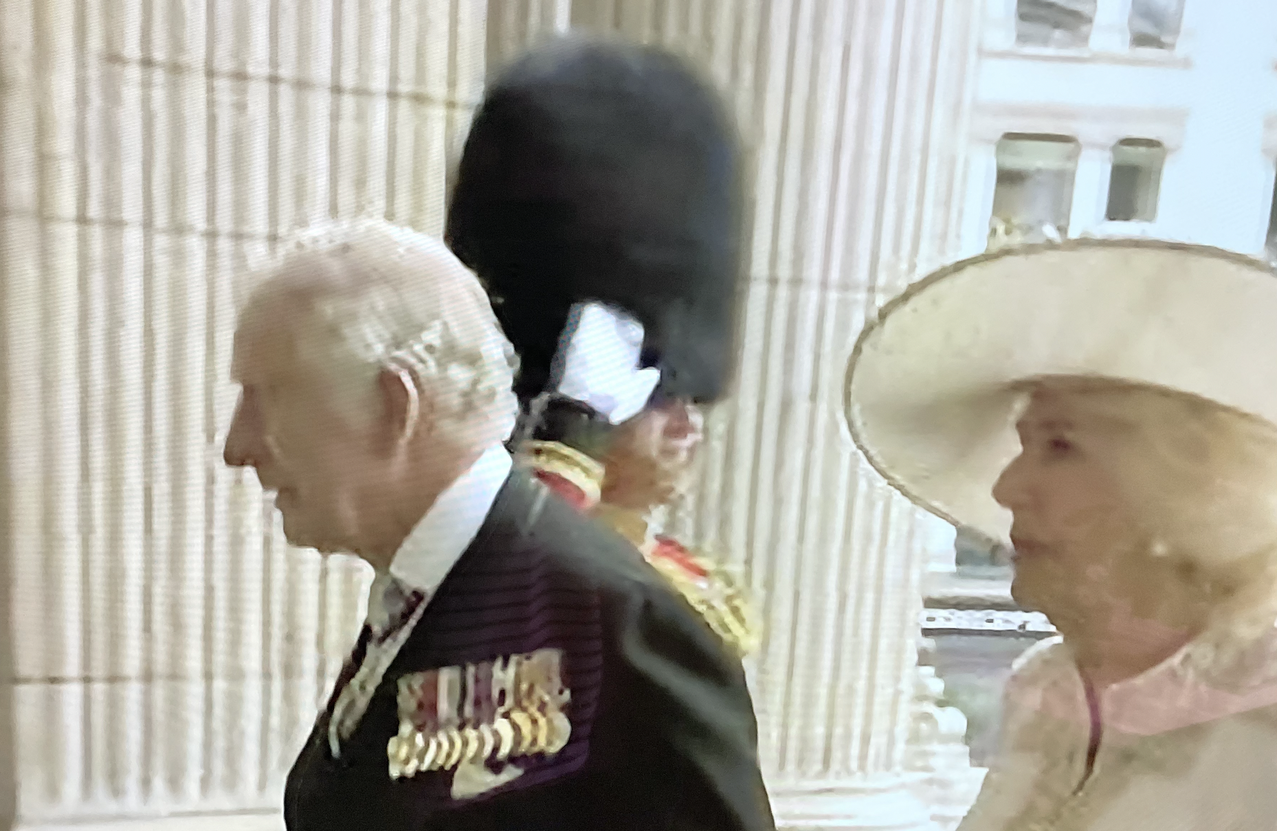 Prince Charles and Camilla at the St Paul's Cahtedral for the Thanksgiving Service.