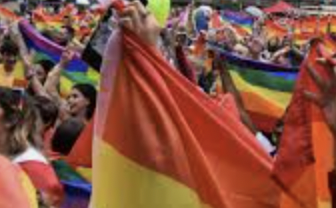 Pride march in London