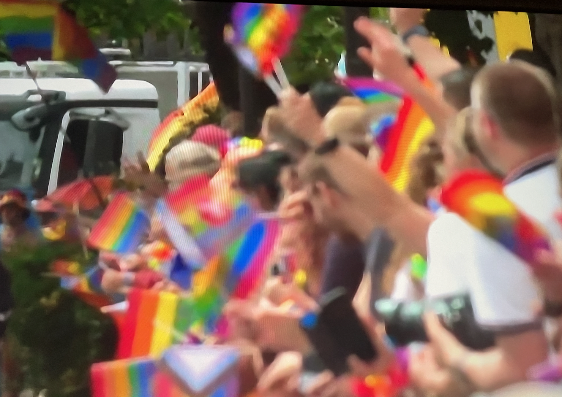 Pride march in London