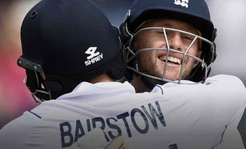 Unbeaten centuries by Joe Root and Jonny Bairstow