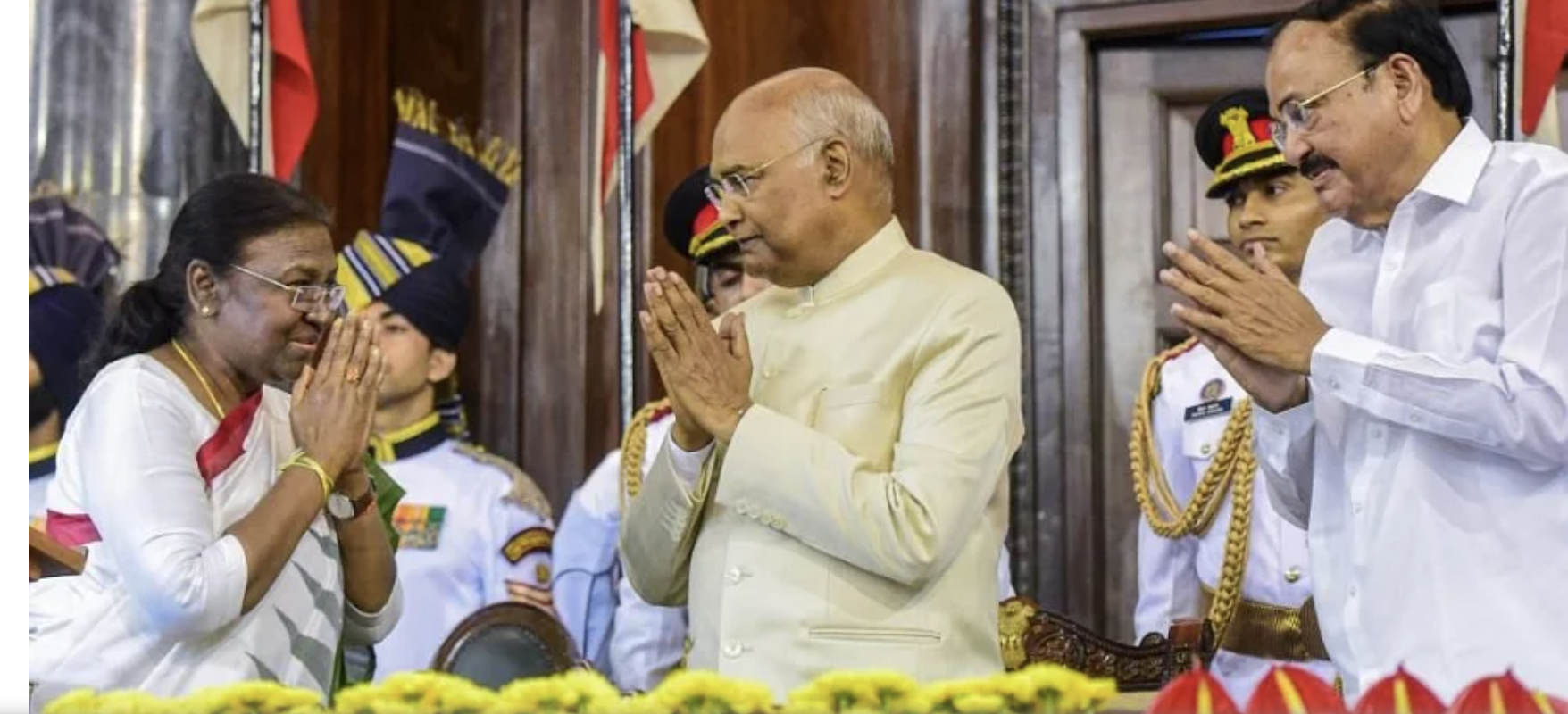 India's 15h President Mumru sworn-in