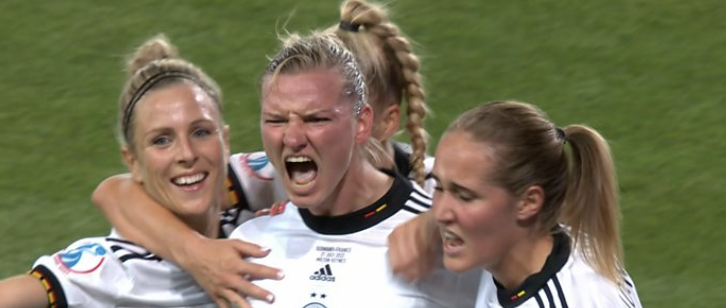 German Icon Popp scores twice to steer Germany to the final.