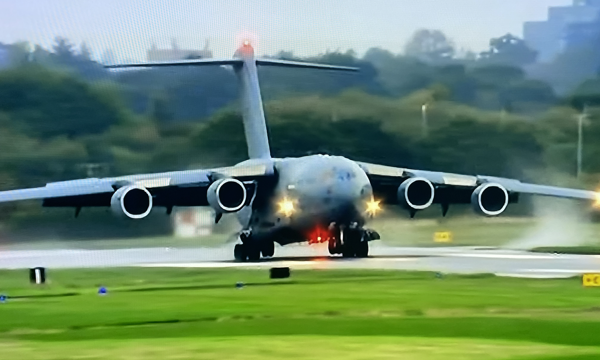 RAF C-17 was used to transport the Queen's coffin to London, using the call sign 'Kittyhawk' for the final time.