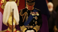 King Charles III led standing vigil at Queen's coffin