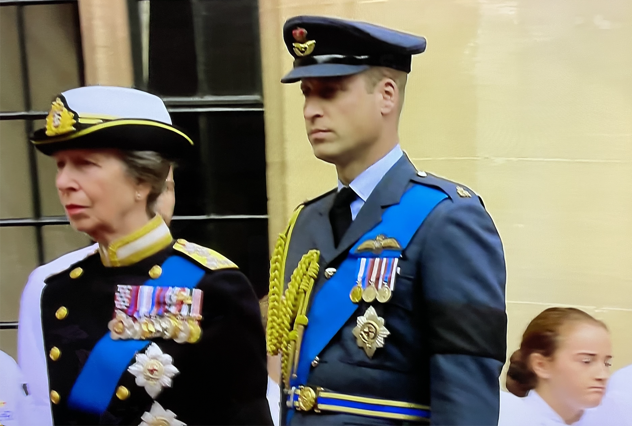 Princes Anne and Prince William